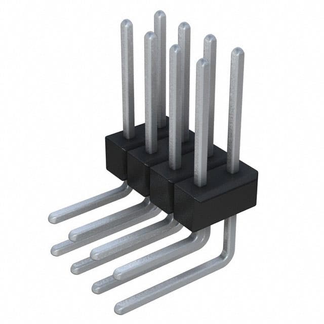 PEC04DGBN Sullins Connector Solutions                                                                    CONN HEADER .100 DUAL R/A 8POS