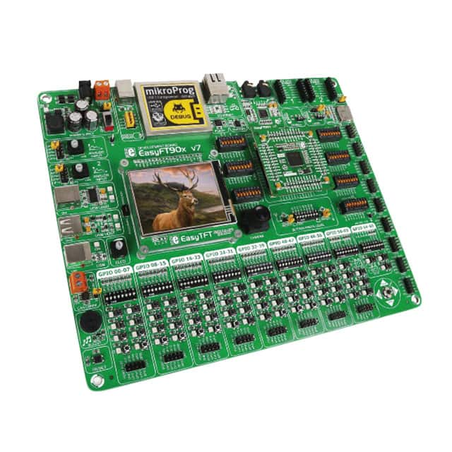 MIKROE-1770 MikroElektronika                                                                    DEV SYSTEM BOARD EASYFT90X V7