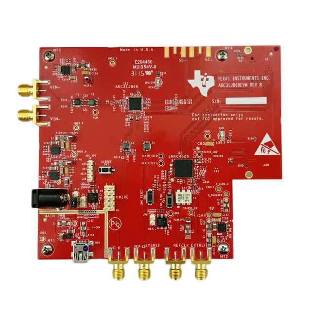 ADC31JB68EVM Texas Instruments                                                                    EVAL BOARD FOR ADC31JB68