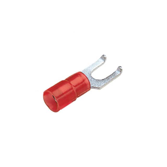 PV18-6FFB-3K Panduit Corp                                                                    CONN SPADE TERM 18-22AWG #6 RED