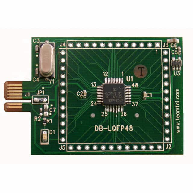 DB-LQFP48-LPC2106 Future Designs Inc.                                                                    BOARD FOR LPC2106 48-LQFP