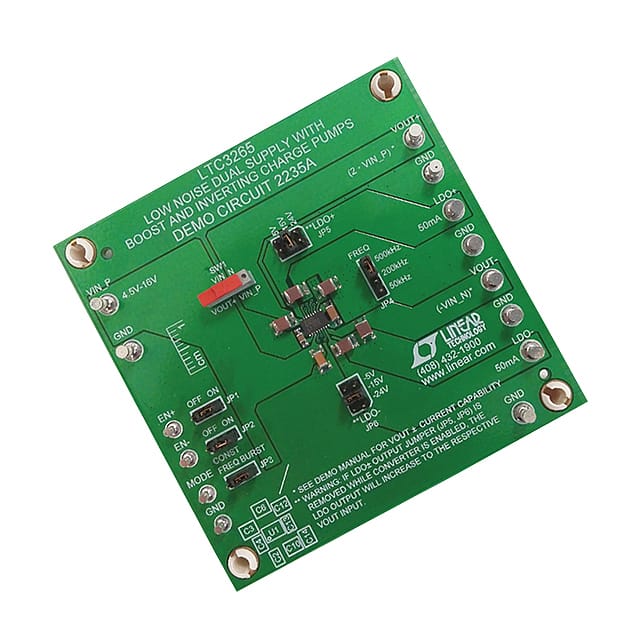 DC2235A Linear Technology/Analog Devices                                                                    DEMO BOARD LTC3265 LOW NOISE DUA