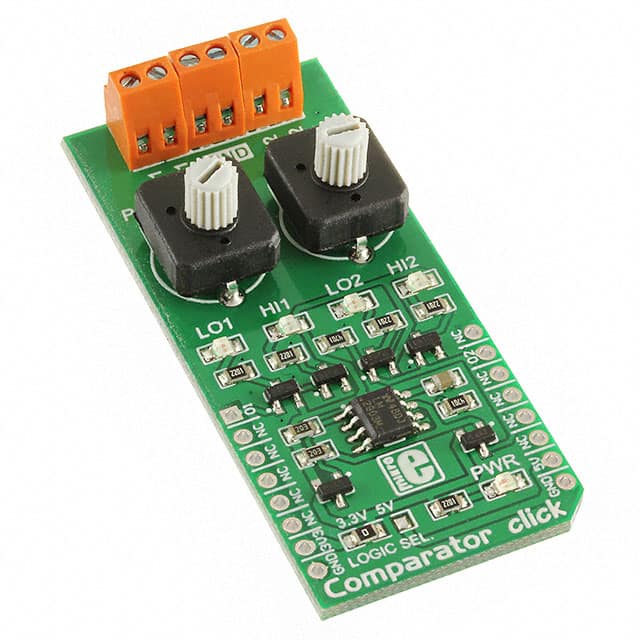 MIKROE-1915 MikroElektronika                                                                    BOARD DUAL COMPARATOR CLICK