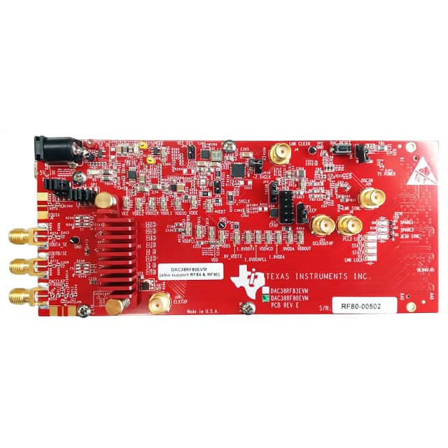 DAC38RF80EVM Texas Instruments                                                                    EVAL BOARD FOR DAC38RF80