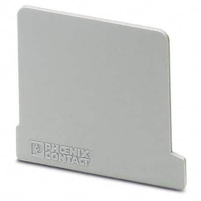 0260028 Phoenix Contact                                                                    TERM BLOCK END COVER GRAY