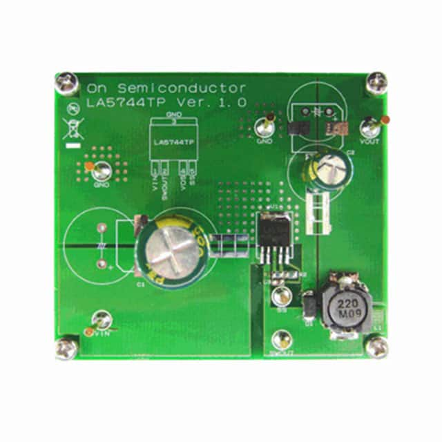 LA5744TPGEVB ON Semiconductor                                                                    EVAL BOARD STEP DOWN SW REG