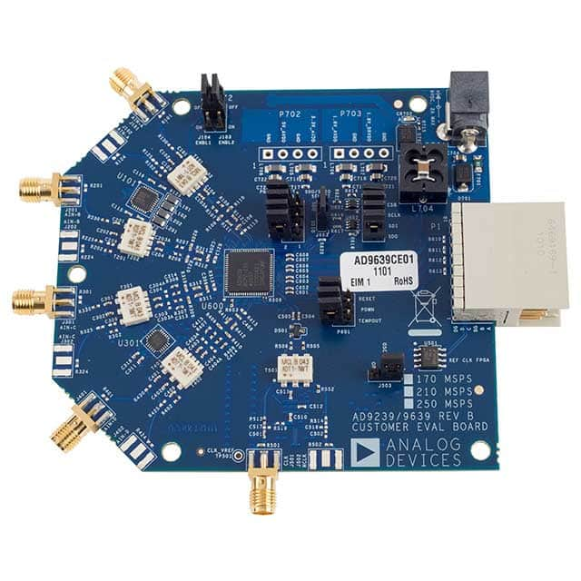 AD9639-210KITZ Analog Devices Inc.                                                                    BOARD EVAL FOR AD9639