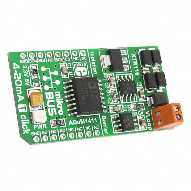 MIKROE-1296 MikroElektronika                                                                    BOARD ADD-ON 4-20MA T CLICK