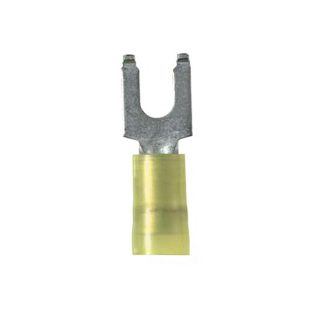 PN10-10FF-D Panduit Corp                                                                    CONN SPADE TERM 10-12AWG #10 YEL