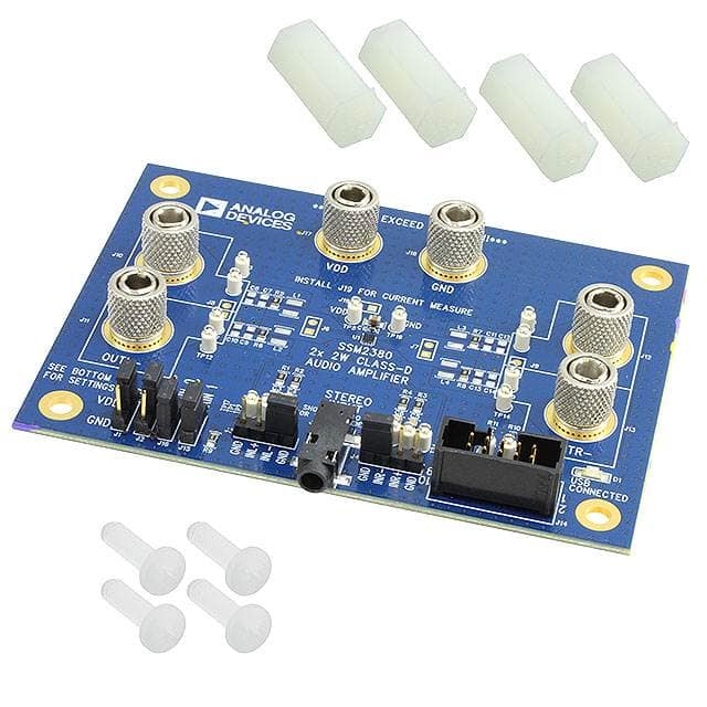 EVAL-SSM2380Z Analog Devices Inc.                                                                    BOARD EVALUATION FOR SSM2380Z