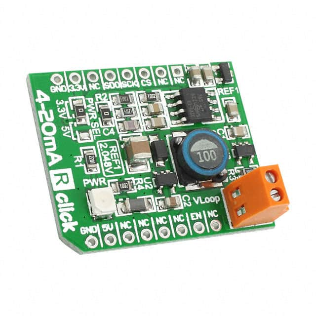 MIKROE-1387 MikroElektronika                                                                    BOARD ADD-ON 4-20MA R CLICK