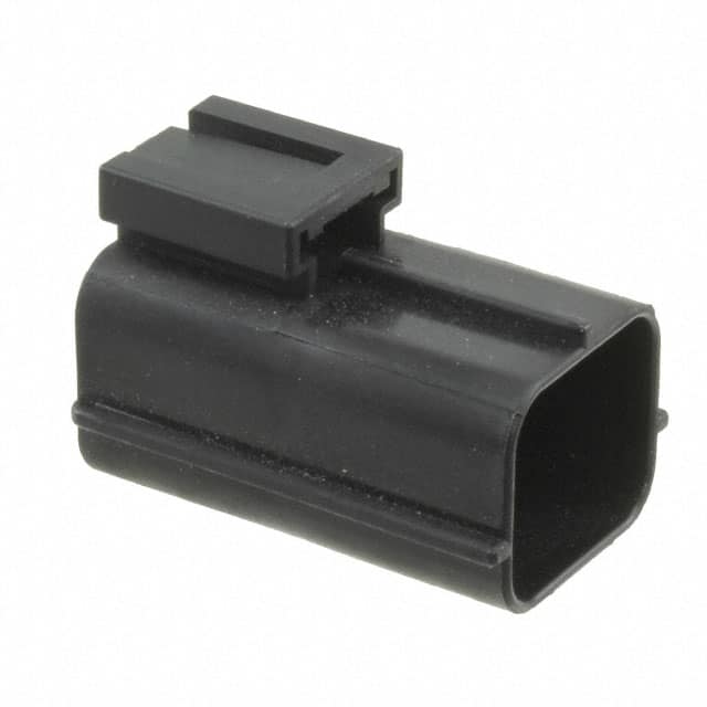 344265-1 TE Connectivity AMP Connectors                                                                    6 WAY TAB HSG.- BLACK ECONO