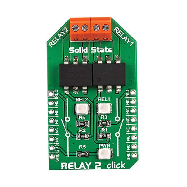 MIKROE-1899 MikroElektronika                                                                    BOARD RELAY 2 CLICK