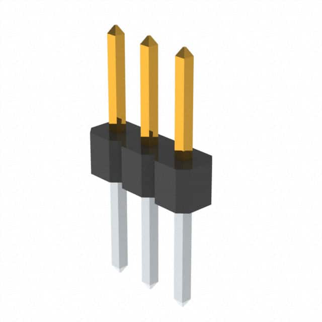 PBC03SABN Sullins Connector Solutions                                                                    CONN HEADER .100 SINGL STR 3POS