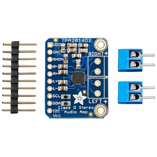 1712 Adafruit Industries LLC                                                                    AMP AUDIO 2.8W CLASS D