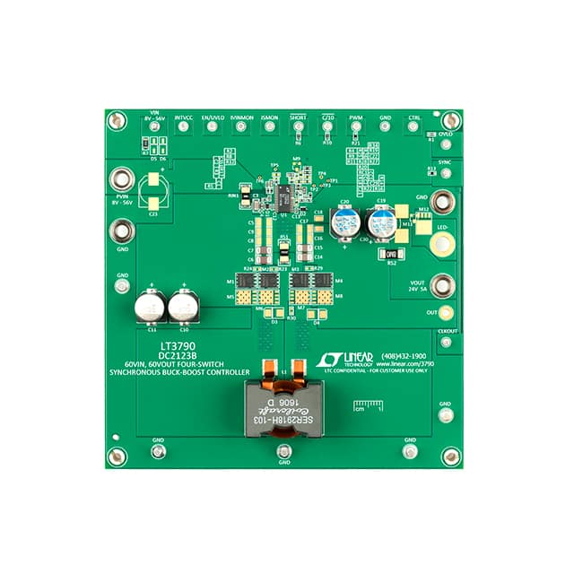 DC2123B Linear Technology/Analog Devices                                                                    EVAL BOARD FOR LT3790