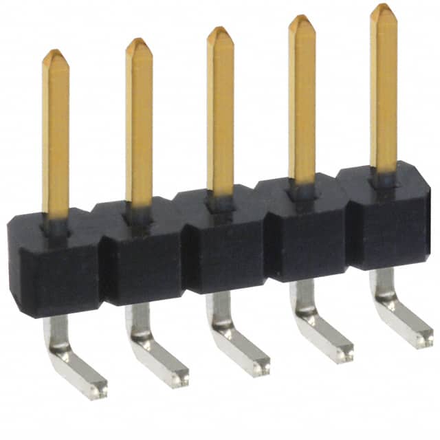 PBC05SBAN Sullins Connector Solutions                                                                    CONN HEADER .100 SINGL R/A 5POS