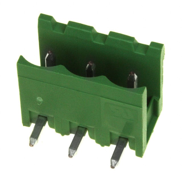 282811-3 TE Connectivity AMP Connectors                                                                    TERM BLOCK HDR 3POS 90DEG 5MM