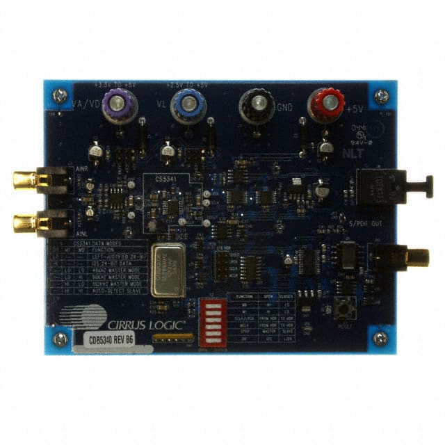 CDB5340 Cirrus Logic Inc.                                                                    BOARD EVAL FOR CS5340 STEREO ADC