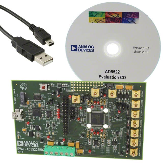 EVAL-AD5522EBDZ Analog Devices Inc.                                                                    BOARD EVAL FOR 14X14MM AD5522