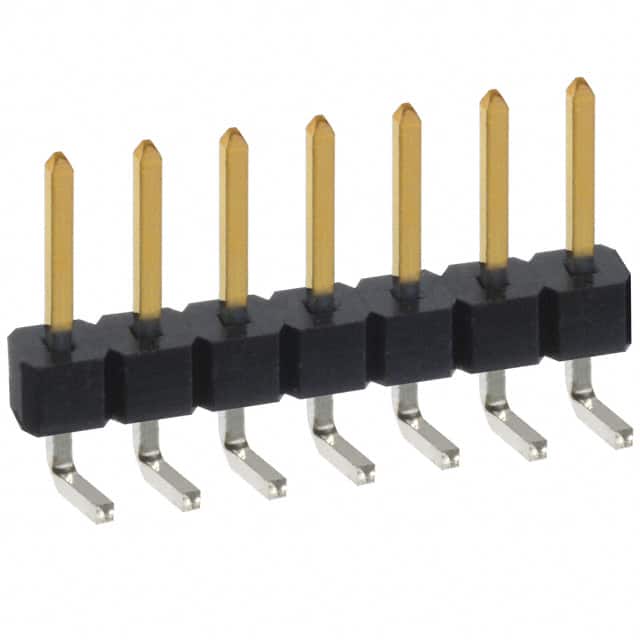 PBC07SBAN Sullins Connector Solutions                                                                    CONN HEADER .100 SINGL R/A 7POS