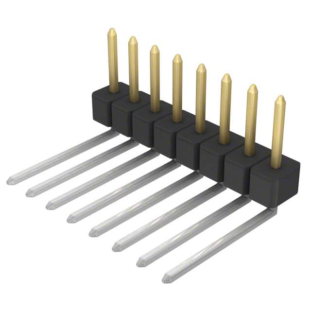 PBC08SBDN Sullins Connector Solutions                                                                    CONN HEADER .100 SINGL R/A 8POS