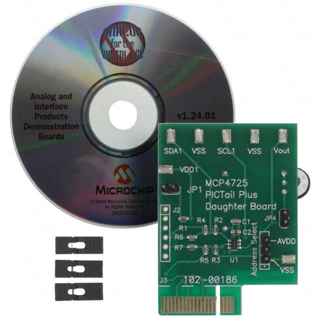 MCP4725DM-PTPLS Microchip Technology                                                                    BOARD DAUGHTER PICTAIL MCP4725