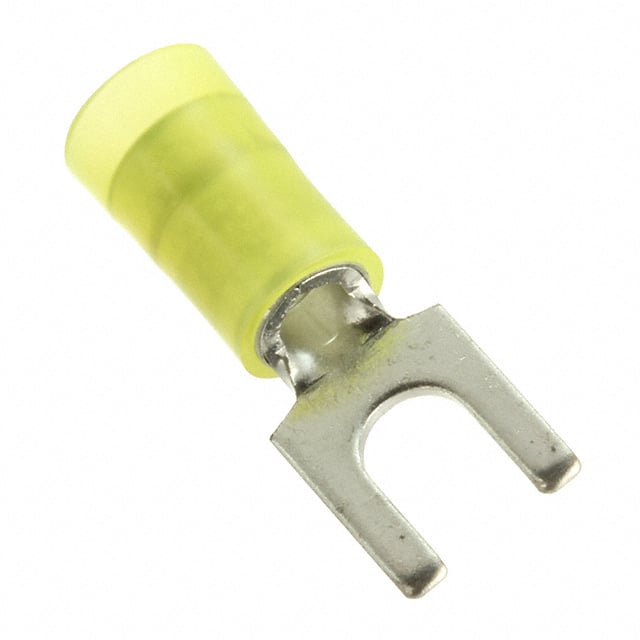 PN10-10F-L Panduit Corp                                                                    CONN SPADE TERM 10-12AWG #10 YEL