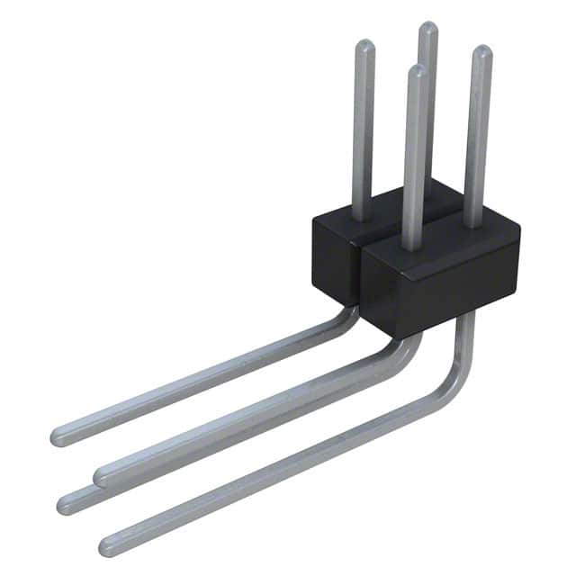 PEC02DBDN Sullins Connector Solutions                                                                    CONN HEADER .100 DUAL R/A 4POS