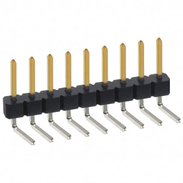 PBC09SBCN Sullins Connector Solutions                                                                    CONN HEADER .100 SINGL R/A 9POS