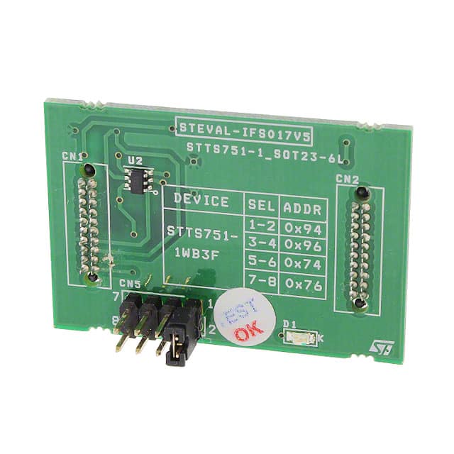 STEVAL-IFS017V5 STMicroelectronics                                                                    EVAL DAUGHTER STTS751-1WB3F