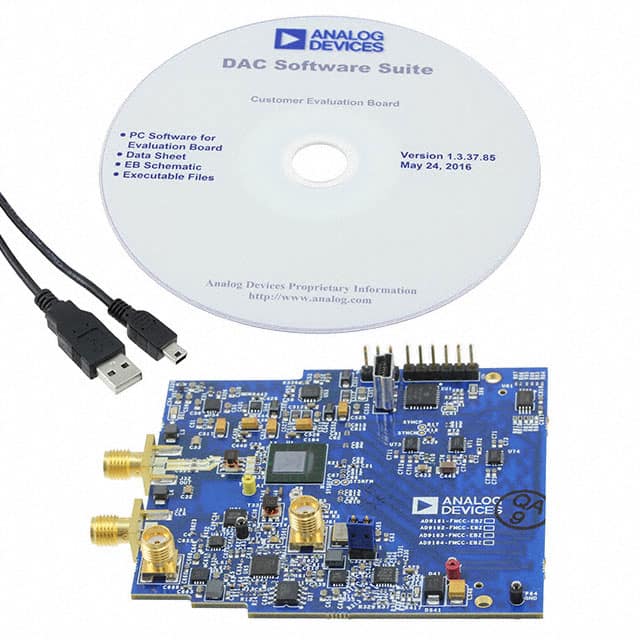 AD9163-FMCC-EBZ Analog Devices Inc.                                                                    AD9163 EVAL BOARD WITH CLOCK, PM