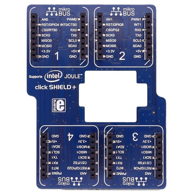 MIKROE-2582 MikroElektronika                                                                    INTEL JOULE CLICK SHIELD +