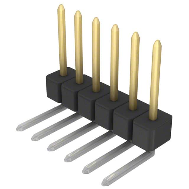 PBC06SGBN Sullins Connector Solutions                                                                    CONN HEADER .100 SINGL R/A 6POS