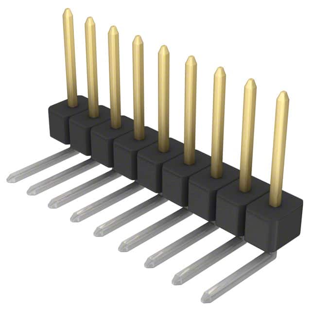 PBC09SGBN Sullins Connector Solutions                                                                    CONN HEADER .100 SINGL R/A 9POS