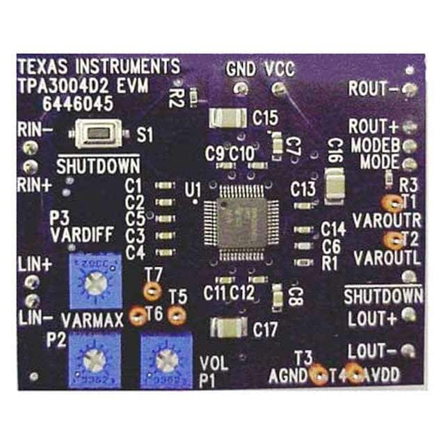 TPA3004D2EVM Texas Instruments                                                                    EVAL MOD FOR TPA3004D2