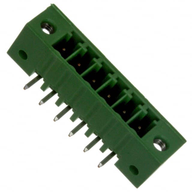 284539-6 TE Connectivity AMP Connectors                                                                    TERM BLOCK HDR 6POS 90DEG 3.5MM