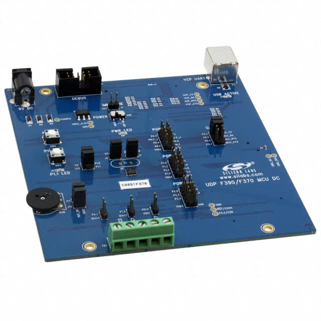 UPMU-F370-A-EK Silicon Labs                                                                    CARD MCU C8051F370 UDP