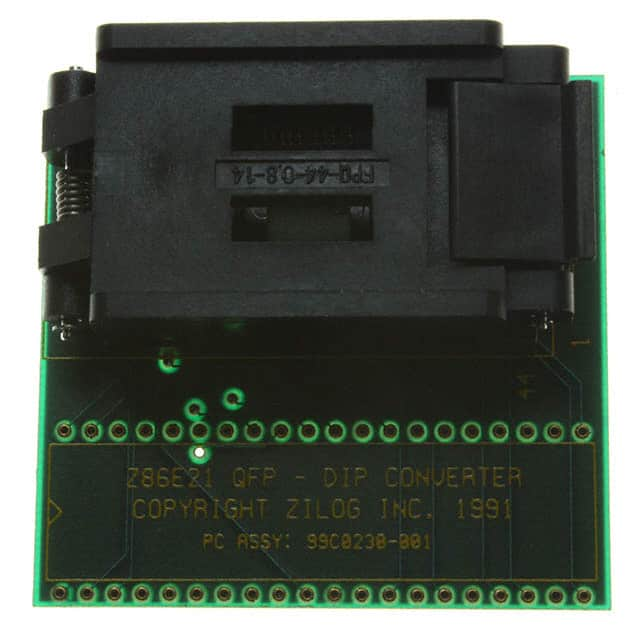 Z86E2101ZDF Zilog                                                                    Z8 44QFP TO 40DIP ADAPTER