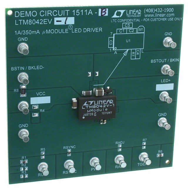 DC1511A-B Linear Technology/Analog Devices                                                                    BOARD EVAL LTM8042-1