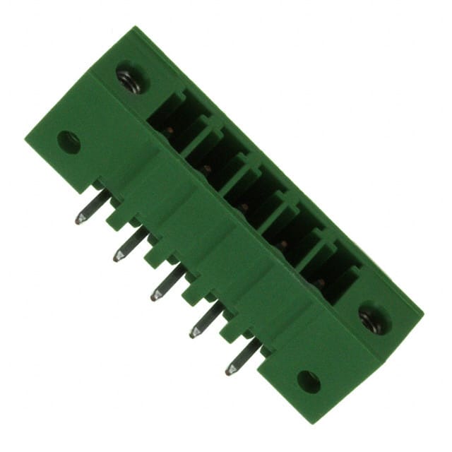 284541-5 TE Connectivity AMP Connectors                                                                    TERM BLOCK HDR 5POS 90DEG 3.81MM