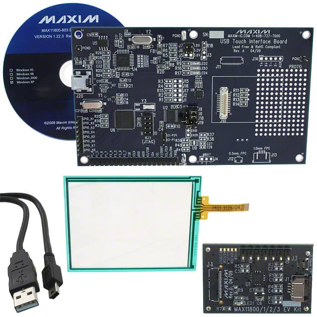 MAX11801TEVS+ Maxim Integrated                                                                    KIT EVAL TOUCH SCREEN