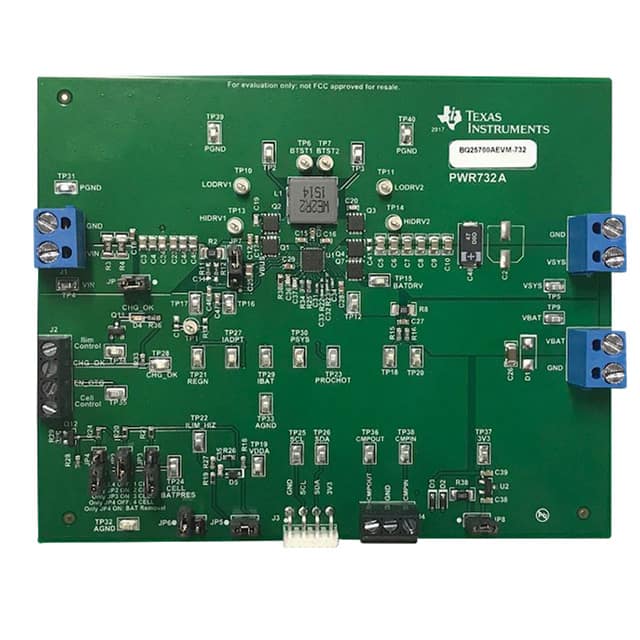 BQ25700AEVM-732 Texas Instruments                                                                    EVAL BOARD FOR BQ25700A