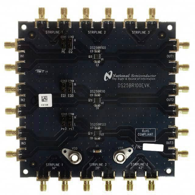 DS25BR100EVK/NOPB Texas Instruments                                                                    BOARD EVALUATION DS25BR100