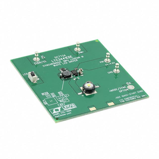 DC773A Linear Technology/Analog Devices                                                                    BOARD EVAL FOR LTC3441EDE