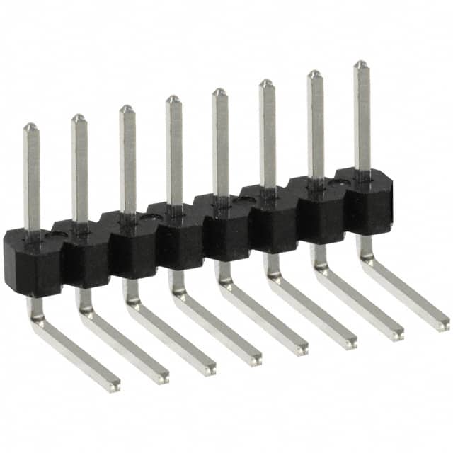 PEC08SBCN Sullins Connector Solutions                                                                    CONN HEADER .100 SINGL R/A 8POS