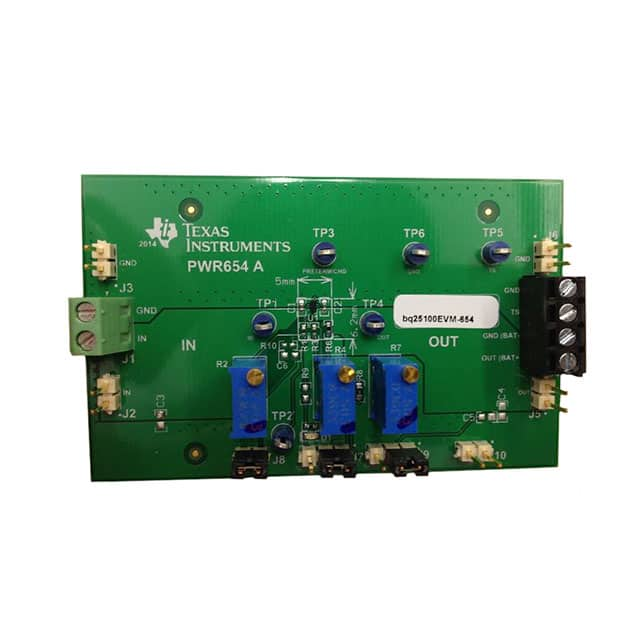 BQ25100EVM-654 Texas Instruments                                                                    EVAL BOARD FOR BQ25100