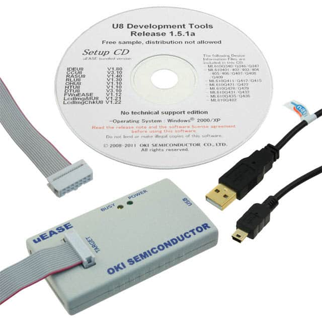 UEASE Rohm Semiconductor                                                                    TOOLS W/DEV ENVIRONMENT ML610QX