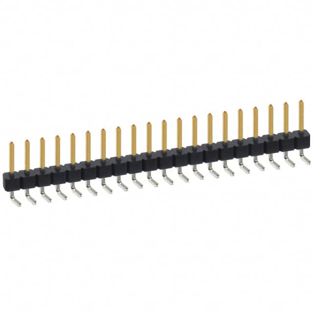 PBC20SBAN Sullins Connector Solutions                                                                    CONN HEADER .100 SINGL R/A 20POS