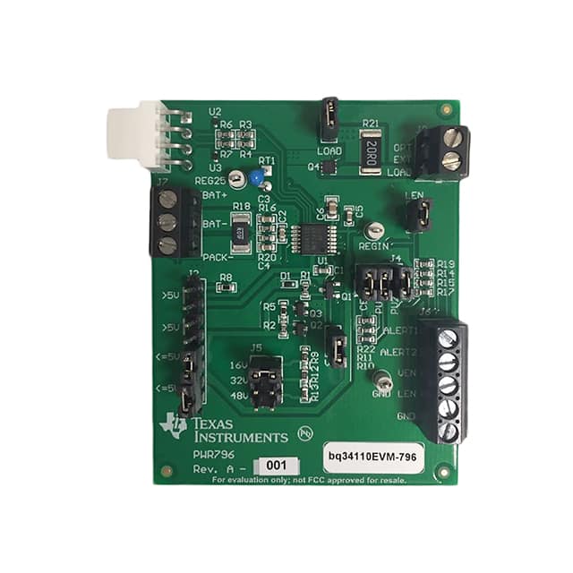 BQ34110EVM-796 Texas Instruments                                                                    EVALUATION MODULE FOR BQ34110